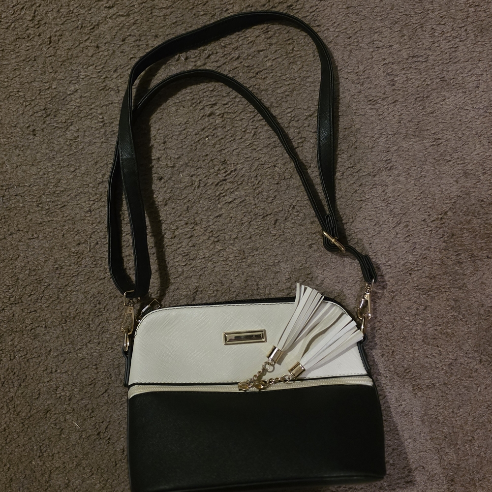 Elegant Black and White Women's Bag